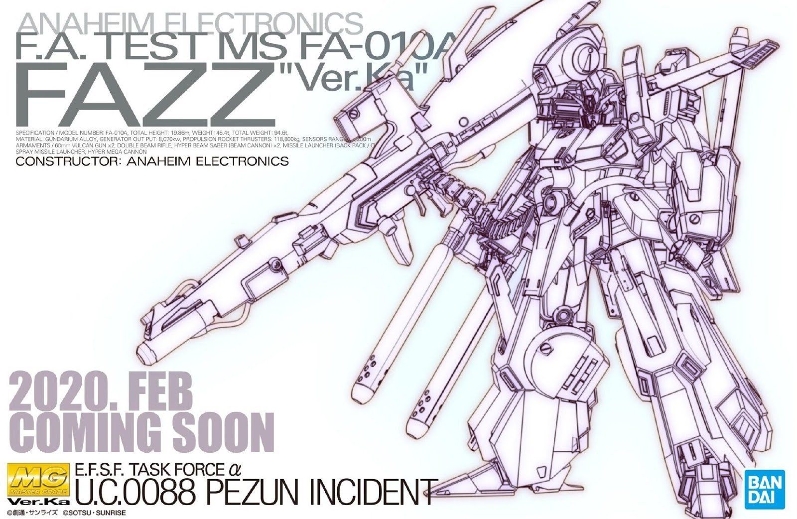 MG 1/100 FAZZ Ver. Ka