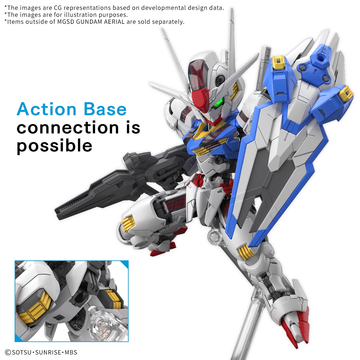 Mobile Suit Gundam The Witch From Mercury MGSD Gundam Aerial Model Kit