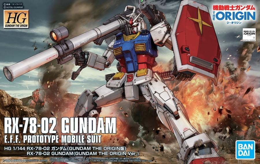 HG-The Origin 1/144 #026 RX-78-2 Gundam (Gundam The Origin Ver.)
